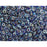 Matubo SuperDuo 2x5mm 2-Hole Cobalt Blue Picasso Seed Bead 2.5-Inch Tube