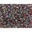 Matubo SuperDuo 2x5mm 2-Hole Siam Ruby Picasso Seed Bead 2.5-Inch Tube