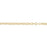 1.7mm Satin Hamilton Gold-Plated Brass Delicate Cable Chain by the Foot