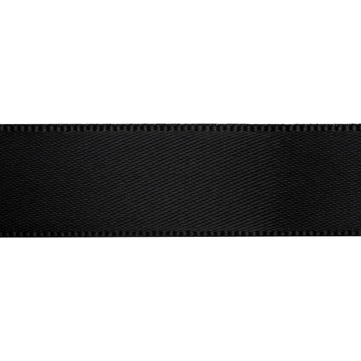 Satin Ribbon, 5/8 Inch Wide, Black (By the Foot)