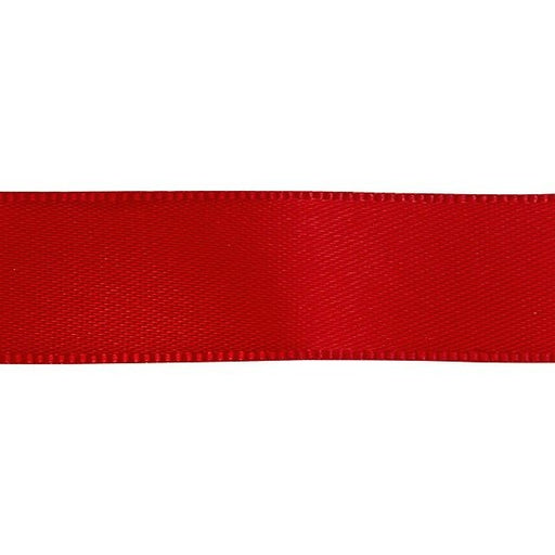 Satin Ribbon, 5/8 Inch Wide, Red (By the Foot)