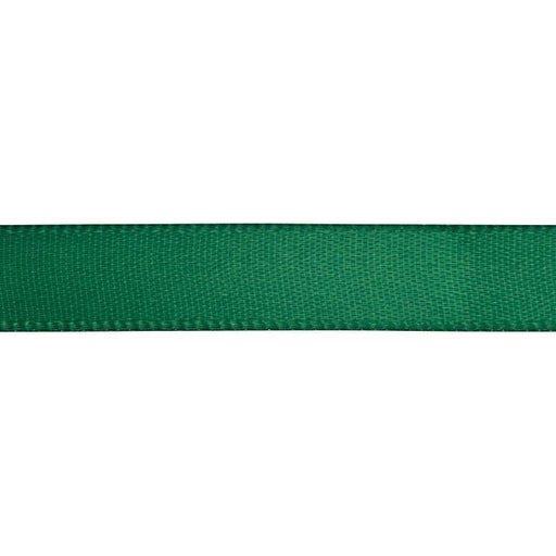 Satin Ribbon, 3/8 Inch Wide, Hunter Green (By the Foot)
