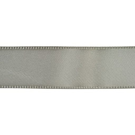 Satin Ribbon, 5/8 Inch Wide, Grey (By the Foot)