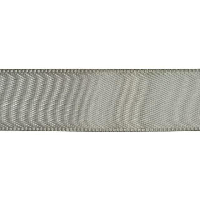 Satin Ribbon, 5/8 Inch Wide, Grey (By the Foot)