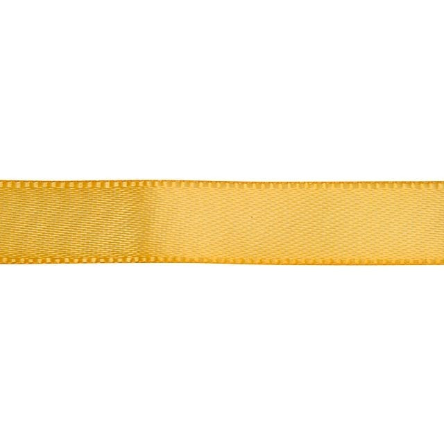 Satin Ribbon, 3/8 Inch Wide, Gold (By the Foot)