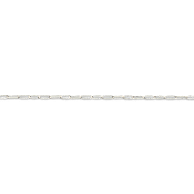 Silver-Plated 5.9 x 1.75mm Paperclip Cable Chain