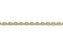2.5x3.5mm Satin Hamilton Gold-Plated Square Wire Cable Chain (1 Foot)