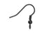 Matte Black-Plated French Ear Wire (1 Pair)