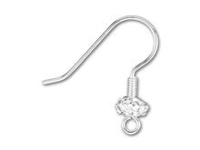 Silver-Plated French Ear Wire with Bead (1 Pair)