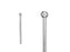 2-Inch Silver-Plated 2mm Ball Head Pin - 20 Gauge (10 Pieces)