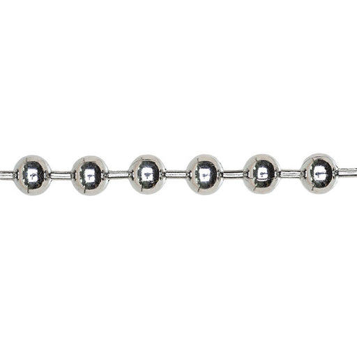 Stainless Steel Ball Chain, 8mm Links, by The Foot
