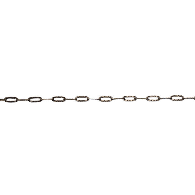 Antiqued Brass Elongated Oval Cable Chain, 6x3mm Links, by the Foot