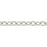 2.2mm Imitation Rhodium Plated Soldered Cable Chain by the Foot