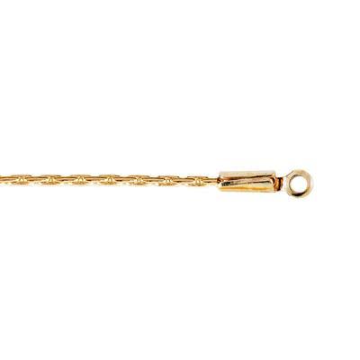 Gold-Plated .75mm Beading Chain