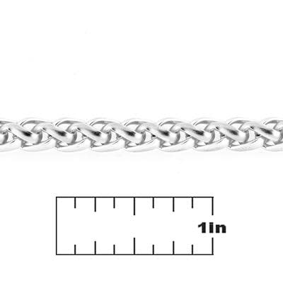 5.5mm Antique Silver-Plated Large Snake Chain by the Foot