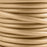 6mm Metallic Gold Round Portuguese Leather Cord with Hole by the Foot