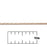 1mm Satin Hamilton Gold-Plated Brass Beading Chain by the Foot