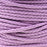 5mm Braided Lilac Purple Round Leather Cord (Inch) by the Inch