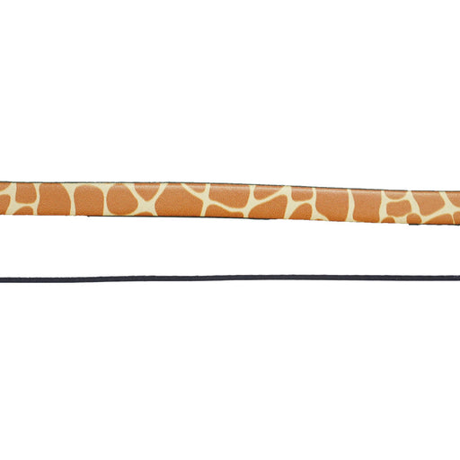 10mm Giraffe Printed Flat Leather by the Foot