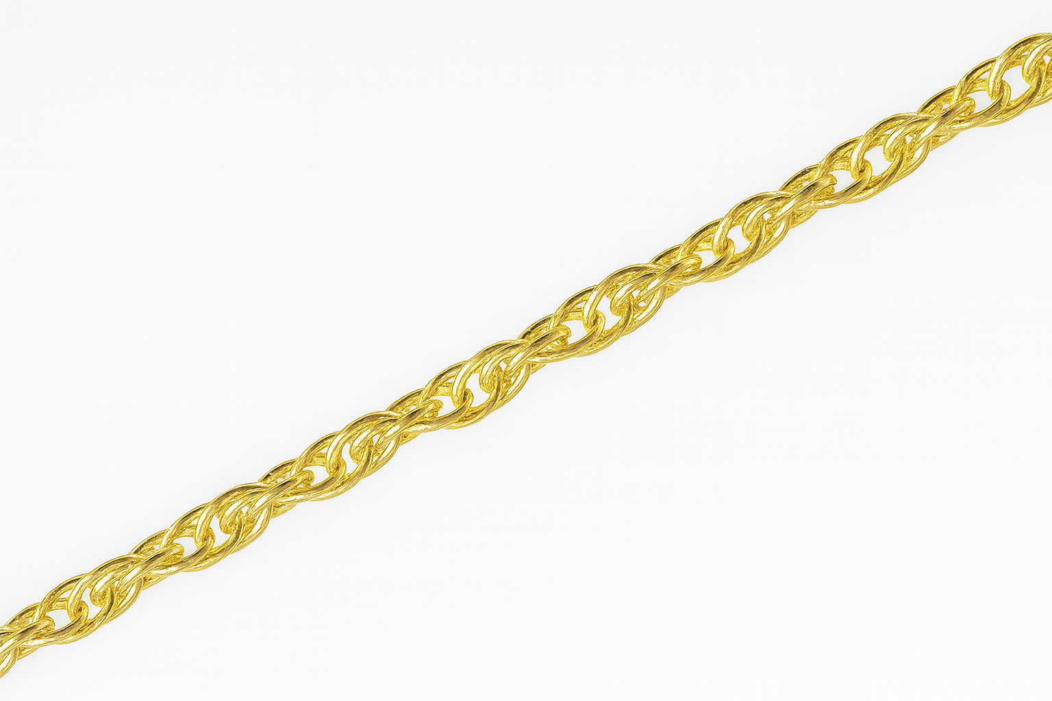 12kt Gold-Filled Rope Chain, Fine Links, By the Foot