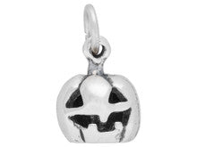 Sterling Silver Halloween Pumpkin Charm