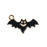 Sweet and Petite Enamel Charms, Spooky Black Bat 23x12mm (1 Piece)