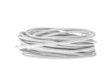 Leather Cord, Round 2mm, White, by Leather Cord USA (1 yard)
