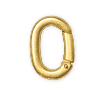 Vintaj Gold-Plated Oval Clasp 14mm