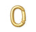 Vintaj Gold-Plated Oval Clasp 14mm