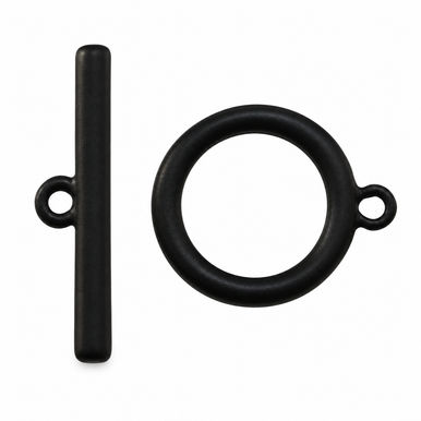 Nite Black Toggle Clasp 18mm