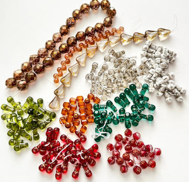 Czech Glass Bead Mix - Yuletide Glow