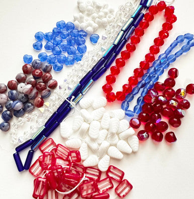 Czech Glass Bead Mix - Liberty Spark