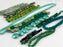 Czech Glass Bead Mix - Tidal Teal