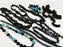 Czech Glass Bead Mix - Blackened Silver