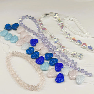 Czech Glass Bead Mix - Sweetheart Confetti