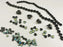 Czech Glass Bead Mix - Noir Hearts