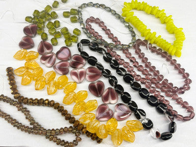 Czech Glass Bead Mix - Harvest Amethyst