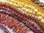 Czech Glass Bead Mix - Coral Sunset