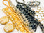 Czech Glass Bead Mix - Amber Eclipse