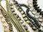 Czech Glass Bead Mix - River Moss