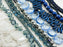 Czech Glass Bead Mix - Polar Blue