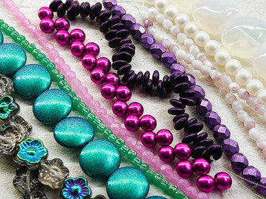 Czech Glass Bead Mix - Neon Boulevard
