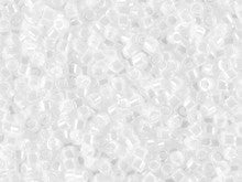 Miyuki 11/0 Opaque White Pearl Delica Seed Beads 2.5-Inch Tube