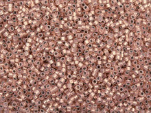 Miyuki 11/0 Opaque Pearl Opalized Old Rose Delica Seed Bead 2.5-Inch Tube