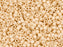 Miyuki 11/0 Dark Cream Matte Glazed Luster Delica Seed Beads 2.5-Inch Tube