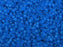 Miyuki 11/0 Trans Matte Dark Aquamarine Delica Seed Beads, 2.5-Inch Tube