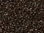 Miyuki 11/0 Trans Matte Dark Brown Delica Seed Beads 2.5-Inch Tube