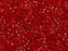 Miyuki 11/0 Trans Matte Red Delica Seed Beads 2.5-Inch Tube