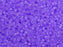 Miyuki 11/0 Trans Matte Bright Purple Delica Seed Beads 2.5-Inch Tube
