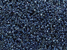 Miyuki 11/0 Gunmetal Iris Delica Seed Beads 2.5-Inch Tube